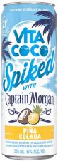 Captain Morgan - Vita Coco Spiked with Captain Morgan Pina Colada (4 pack 355ml cans) (4 pack 355ml cans)